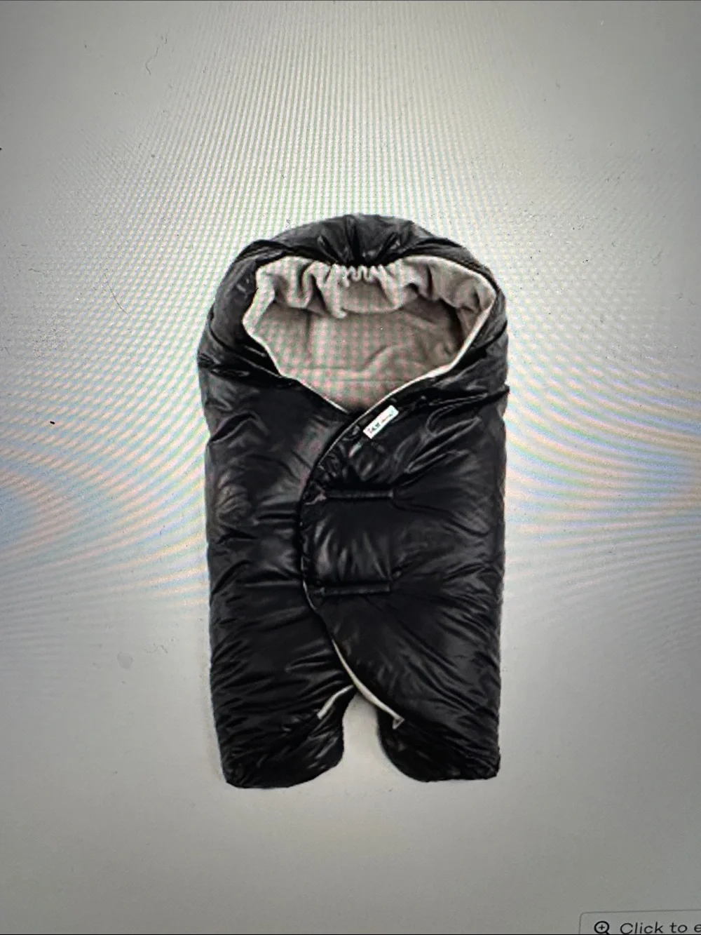 NIDO Black Car Seat & Bassinet Wrap - Cozy Travel Cover for Babies